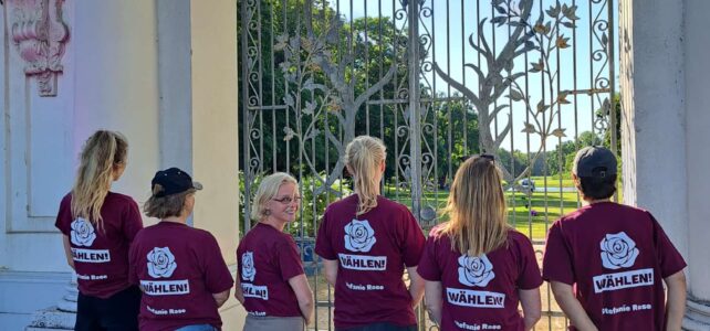 Infostand mit Stefanie Rose